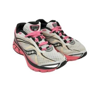 Saucony Kinvara 2 Womens Pink Black White Sneakers